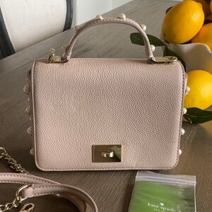 Kate Spade top handle pearl embellished hand bag